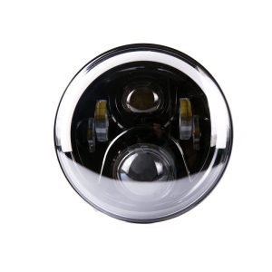 7 '' Iswed tal-Karozza LED Headlights Bil-Halo Ring