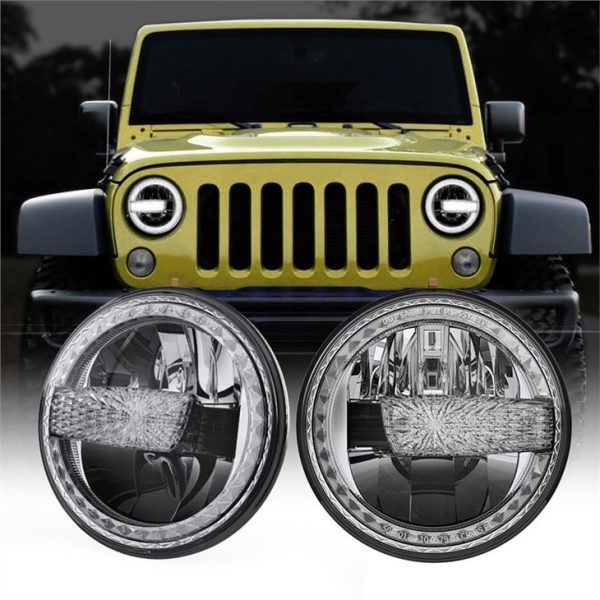 7inch LED Headlight Għal 07-17 Jeep Wrangler Wrangler Unlimited Mutur DOT E-mark Proved Headlamps