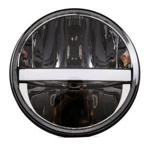 Aċċessorji għal Harley / Royal Enfield Mutur ta '7 "" Dawl Tond LED ta' 7 Pulzieri Siġġu Ssiġillat Auto Car Headlight