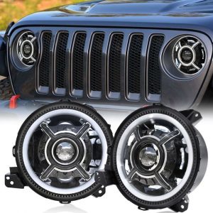 Iċ-Ċina Morsun L-aktar Ġdid 9 Fanali ta 'quddiem għall-Jeep Wrangler JL