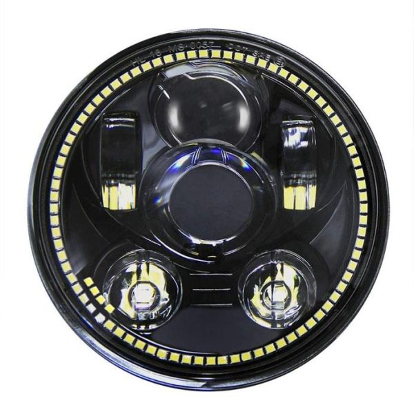 DOT E-Mark Approvat 5.75 Inch LED Projectlight Headlight Ċari Ċippa Lenti Super Bright Waterproof Għal Harley Mutur