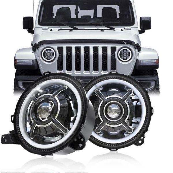 Għal Jeep 9 Inch JL Headlight 9 Wrangler JL Headlight 108W JL Prezz tal-Fabbrika