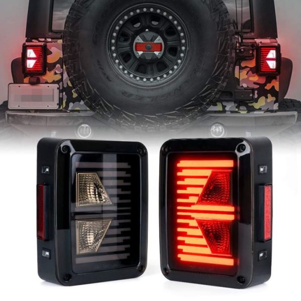 Għall-Jeep Dail Light Arrow Forma tad-Dawl tal-Bozza Led Dawwar lura / dawra / tmexxija / Dawl tal-brejk Dawl tal-Karozza Led Dawl tad-Dawl