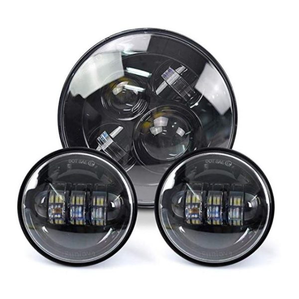 Morsun Auto Headlight Għall-Partijiet tal-Moto Harley-Davidson 7 pulzier Led Headlight