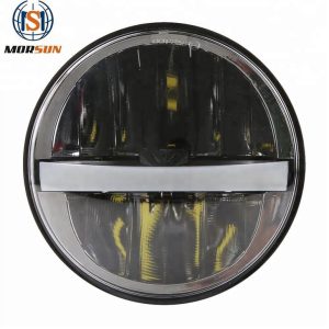 Morsun Round LED Headlight Għall-Mutur Harley 5 3/4 H4 Led High Low Beam