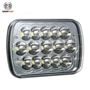 Morsun Super Brightness 5x7 7x6 LED Headlight Għal Cherokee XJ H4