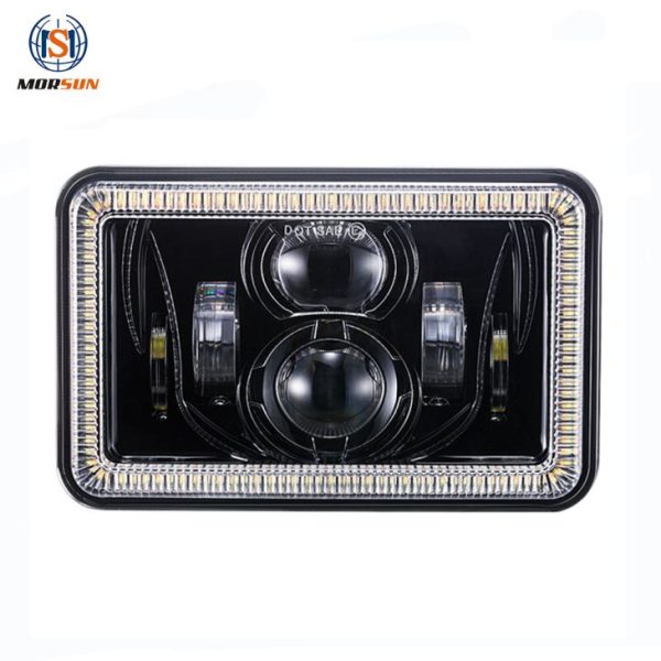 Aċċessorji tat-Trakk 4x6 '' Led Halo Headlight Auto sistema tad-dawl