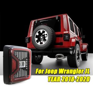 Verżjoni tal-Istati Uniti 2018 Jeep Wrangler JL Dwal tad-Dnub ta 'wara Led Lampi tal-Brejkijiet